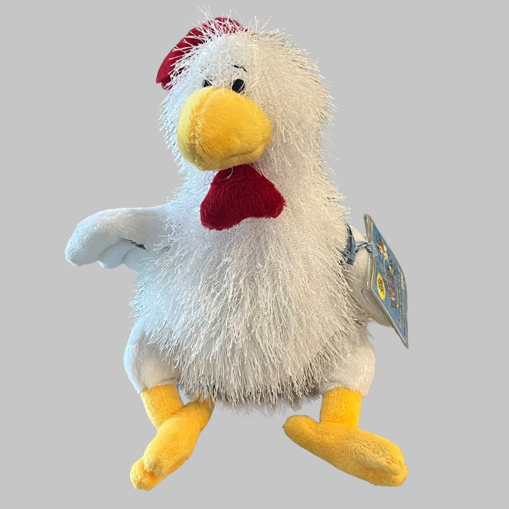 Ganz Webkinz Chicken Beanie Stuffed Plush 10" Sealed Code New